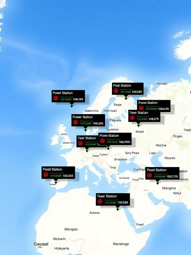 A world map highlighting the flow of renewable energy technology and investment between China and Europe, illustrating the global impact of PowerMatch.